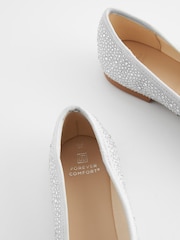 Silver Standard/Wide Fit Forever Comfort® Ballerinas Shoes - Image 6 of 8