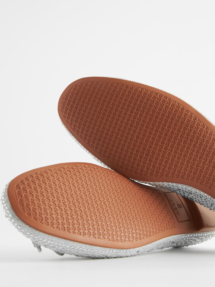 Silver Standard/Wide Fit Forever Comfort® Ballerinas Shoes - Image 8 of 8