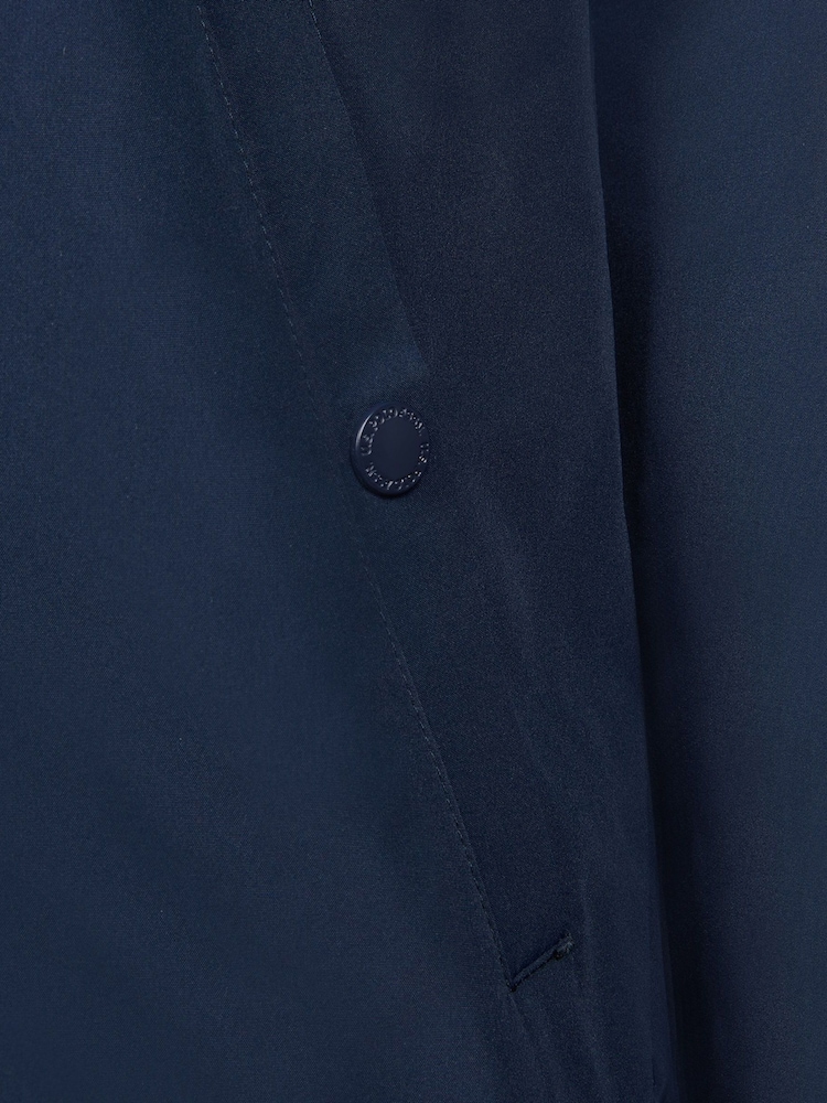 U.S. Polo Assn. Blue Zip Through Mens Hooded Coat - Image 11 of 11