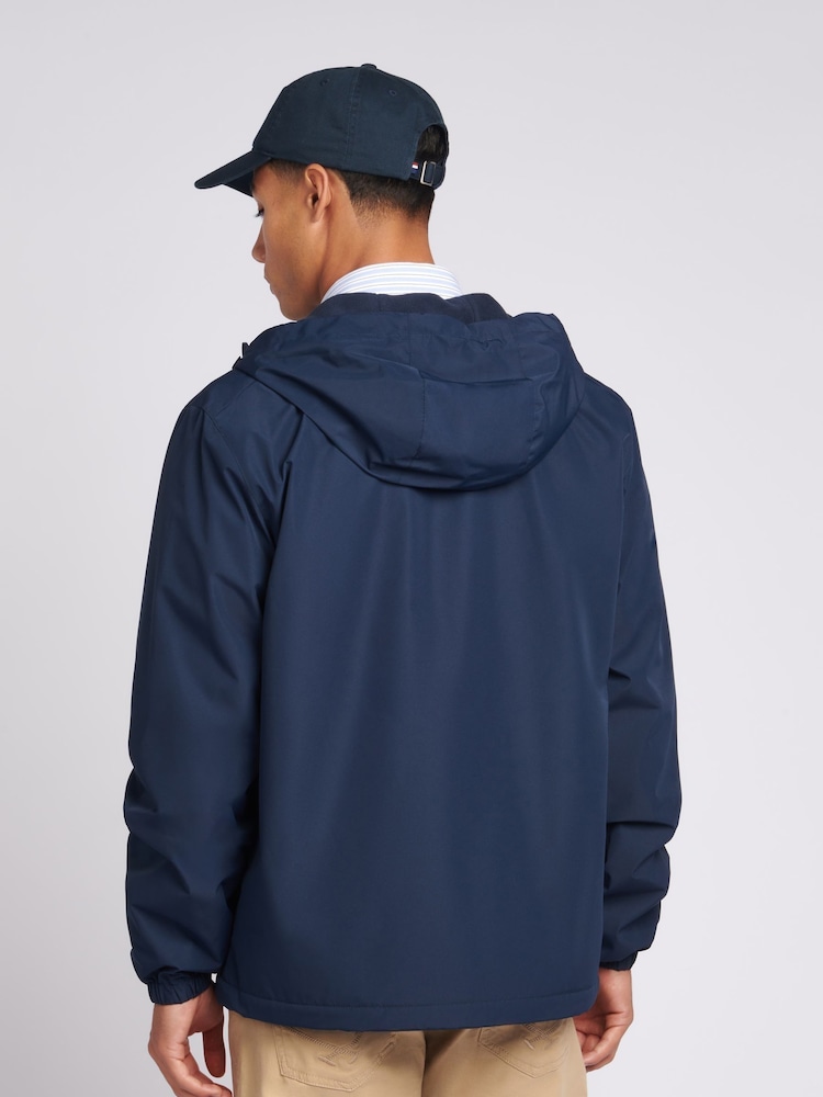 U.S. Polo Assn. Blue Zip Through Mens Hooded Coat - Image 2 of 11