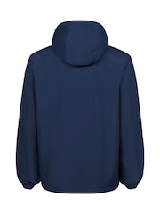 U.S. Polo Assn. Blue Zip Through Mens Hooded Coat - Image 8 of 11