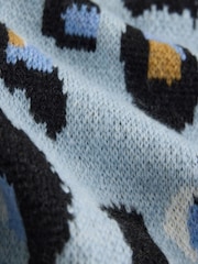 Eleanor Bowmer Blue Knitted Wool Cardigan - Image 6 of 7