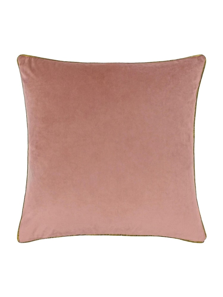 Furn Blush/Gold Meridian Velvet 45 x 45cm Cushion Cover - Image 2 of 5