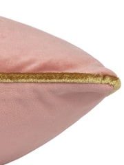 Furn Blush/Gold Meridian Velvet 45 x 45cm Cushion Cover - Image 4 of 5