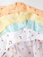 Več - Fruit potisk; vzorec dojenček brez stopal Sleepsuits 5 komplet (0mths-2yrs) - Slika 4 iz 7