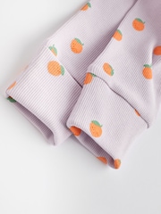 Več - Fruit potisk; vzorec dojenček brez stopal Sleepsuits 5 komplet (0mths-2yrs) - Slika 6 iz 7