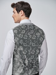 Light Grey Morning Suit Waistcoat - Image 2 of 6