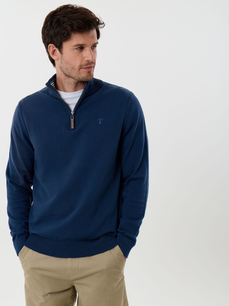 Suéter de Cuello alzado con cremallera de un cuarto de Saltwell Cotton - Imagen 1 de 5 Suéter de Cuello alzado con cremallera de un cuarto de Saltwell Cotton - Imagen 1 de 5