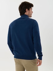 Suéter de Cuello alzado con cremallera de un cuarto de Saltwell Cotton - Imagen 2 de 5