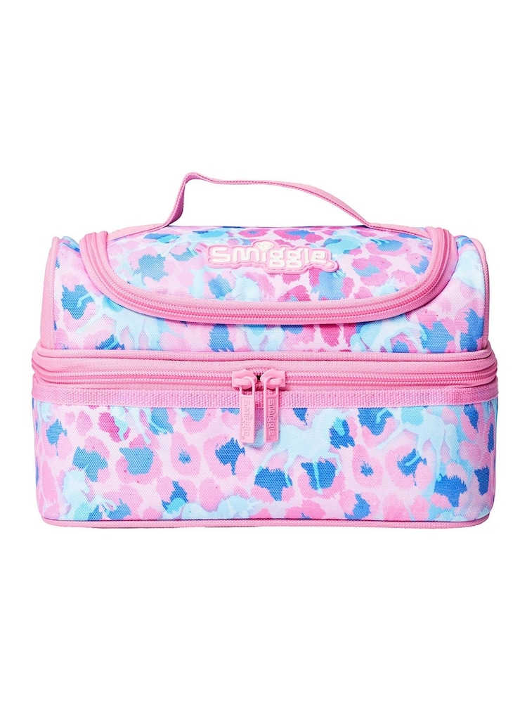 Smiggle Pink Mirage Double Decker Lunchbox - Image 1 of 3