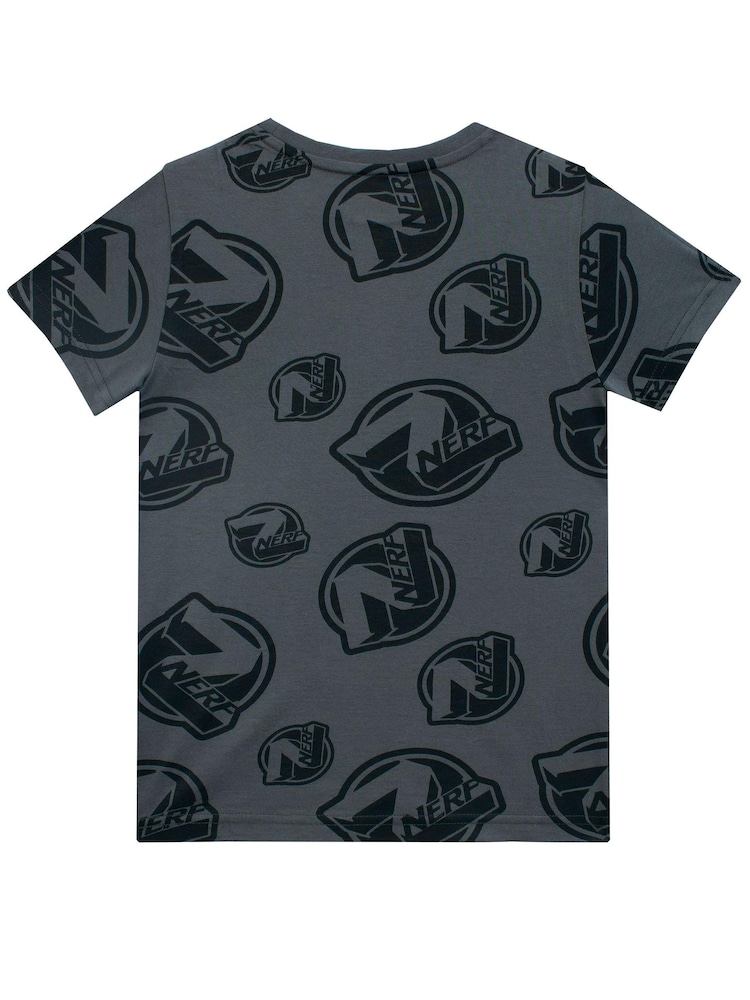 Character Black Nerf Short Sleeve 100% Cotton T-Shirt - Image 2 of 5