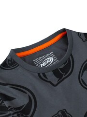 Character Black Nerf Short Sleeve 100% Cotton T-Shirt - Image 4 of 5