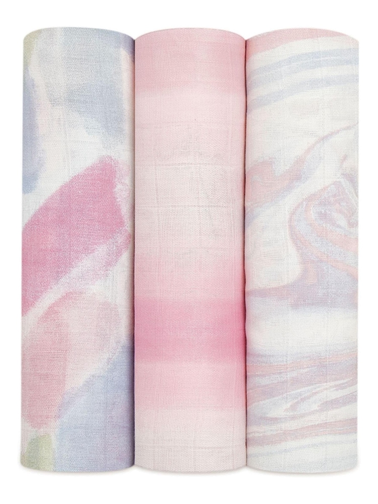 aden + anais Florentine Silky Soft Large 3 Pack Blankets - Image 1 of 7