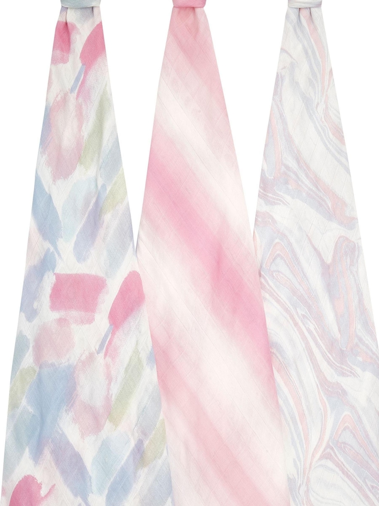 aden + anais Florentine Silky Soft Large 3 Pack Blankets - Image 2 of 7
