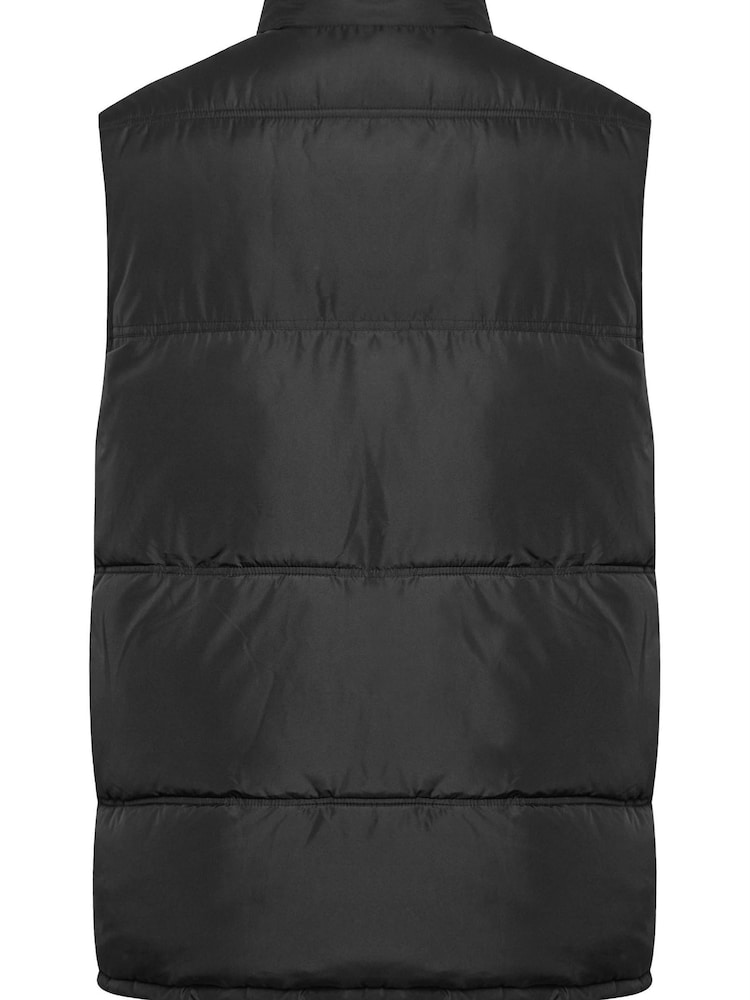 BadRhino Big & Tall Black Padded Collar Gilet - Image 4 of 4