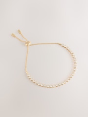 Gold Tone Sparkle Pully Bracelet - Image 1 of 3