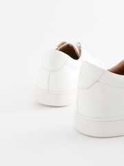 White Leather Trainers - Image 6 of 6