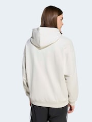 adidas Originals White Premium Essentials Hoodie - Image 2 of 6