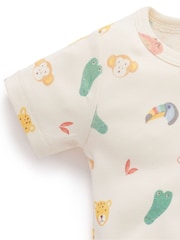 Purebaby Short Sleeve Bodysuits 2 Pack - Imagen 3 de 5