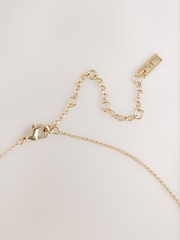 Tono dorado - Sparkle Pave Heart Necklace - Imagen 2 de 3