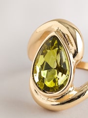 Tono dorado - Stone Wrap Around Ring - Imagen 3 de 3