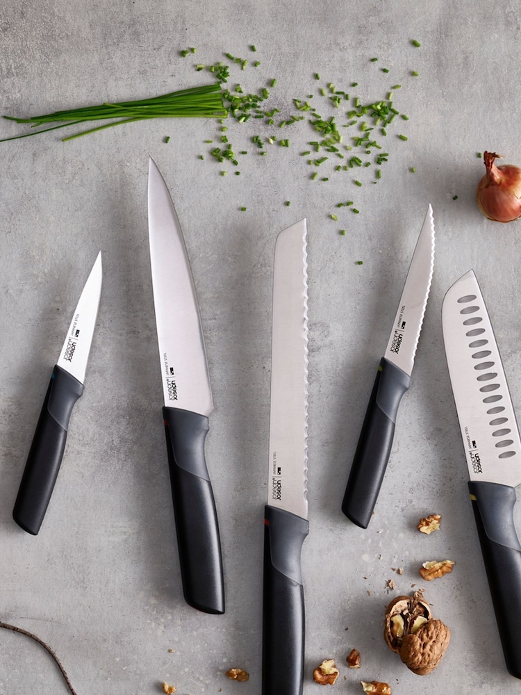 Joseph Joseph 5 Piece Blue Elevate Knives Carousel Set - Image 2 of 4