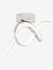 Chrome Sculptural LED Wall Light - Image 6 of 9