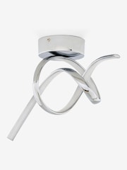 Chrome Sculptural LED Wall Light - Image 7 of 9