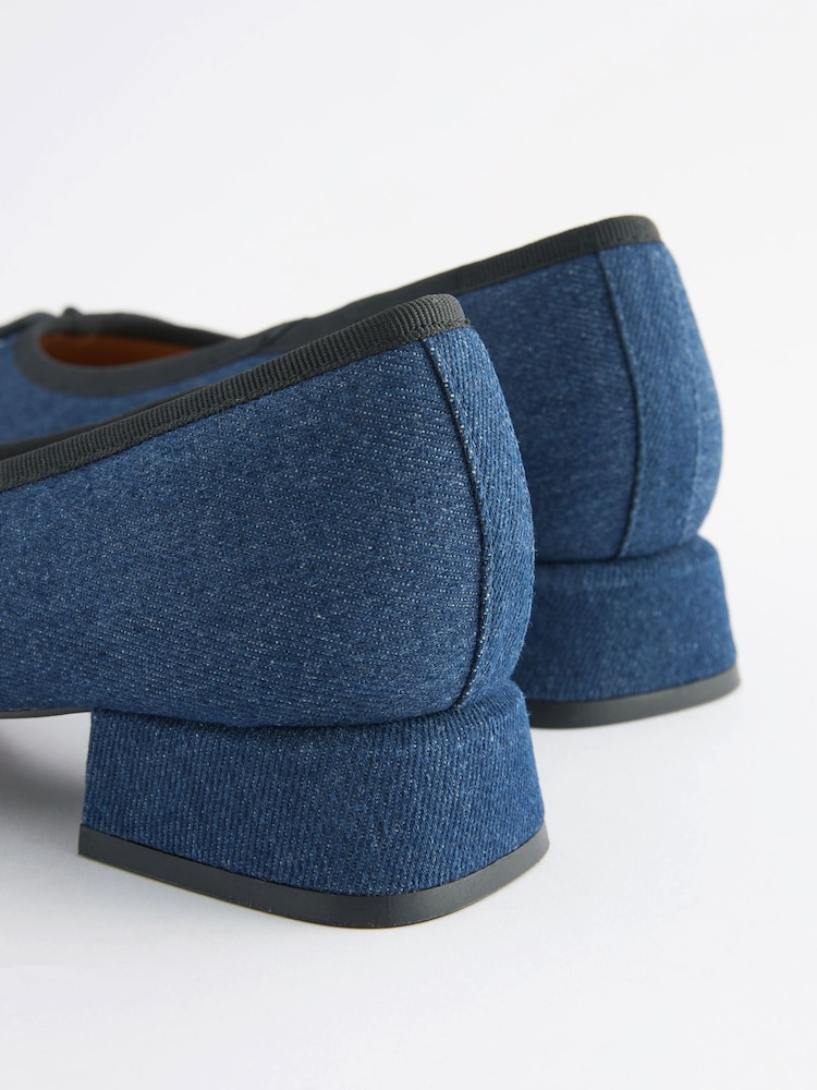 Denim - Forever Comfort Ballerinas mit Blockabsatz - Bild 5 von 5 Denim - Forever Comfort Ballerinas mit Blockabsatz - Bild 5 von 5
