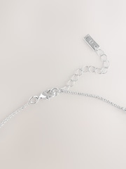 Silver Tone Twisted Chain Necklace - Image 2 of 3