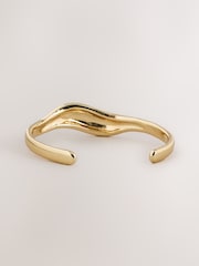 Gold Tone Sparkle Cuff Bracelet - Image 3 of 3