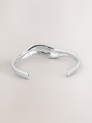 Silver Tone Sparkle Cuff Bracelet - Image 3 of 3