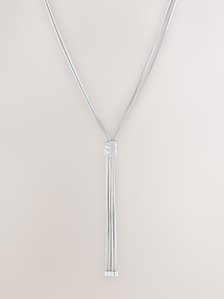 Srebrno Tone - Knot Long Necklace - Slika 1 od 3