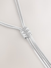 Srebrno Tone - Knot Long Necklace - Slika 3 od 3