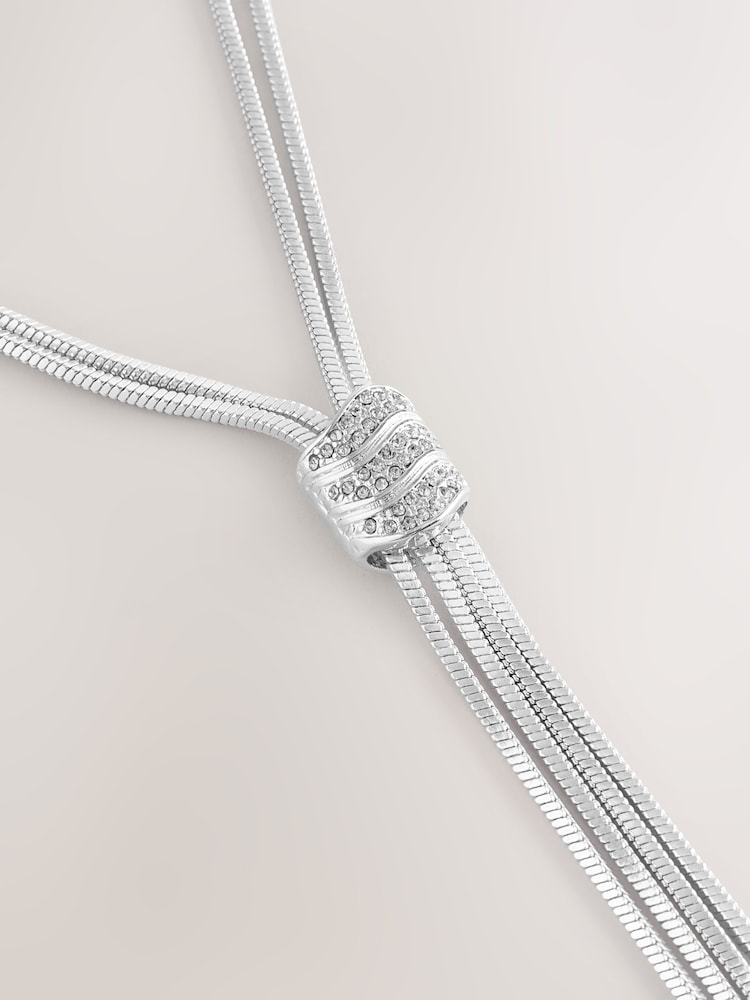 Srebrno Tone - Knot Long Necklace - Slika 3 od 3