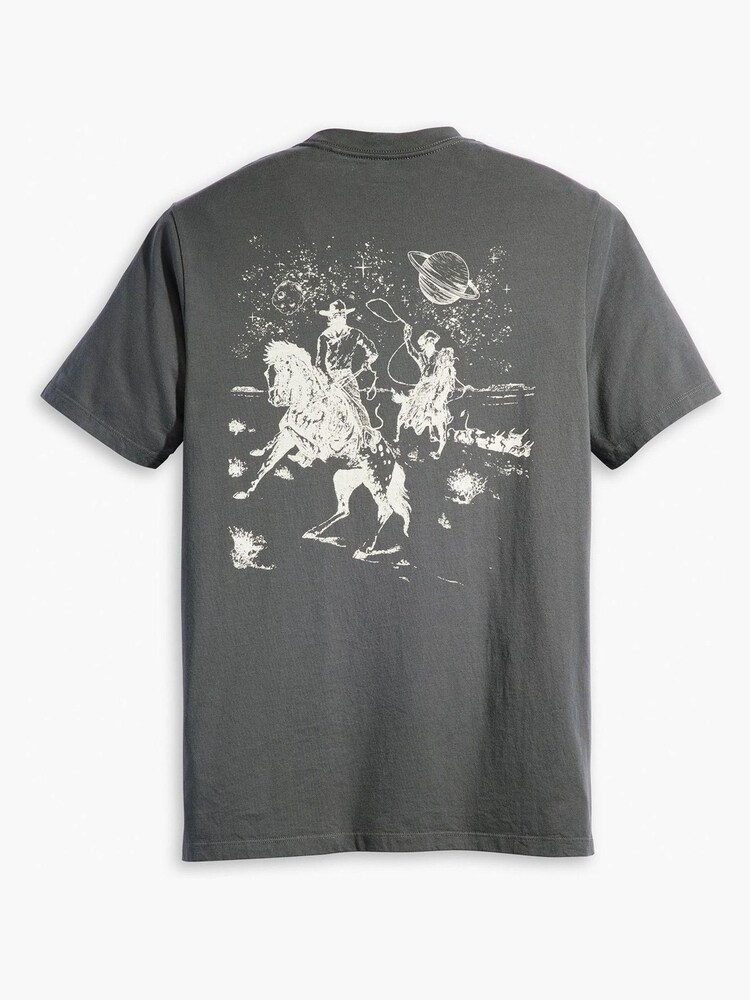Levi's® Space Cowboy Back Print Graphic Crewneck 100% Cotton T-Shirt - Image 6 of 6