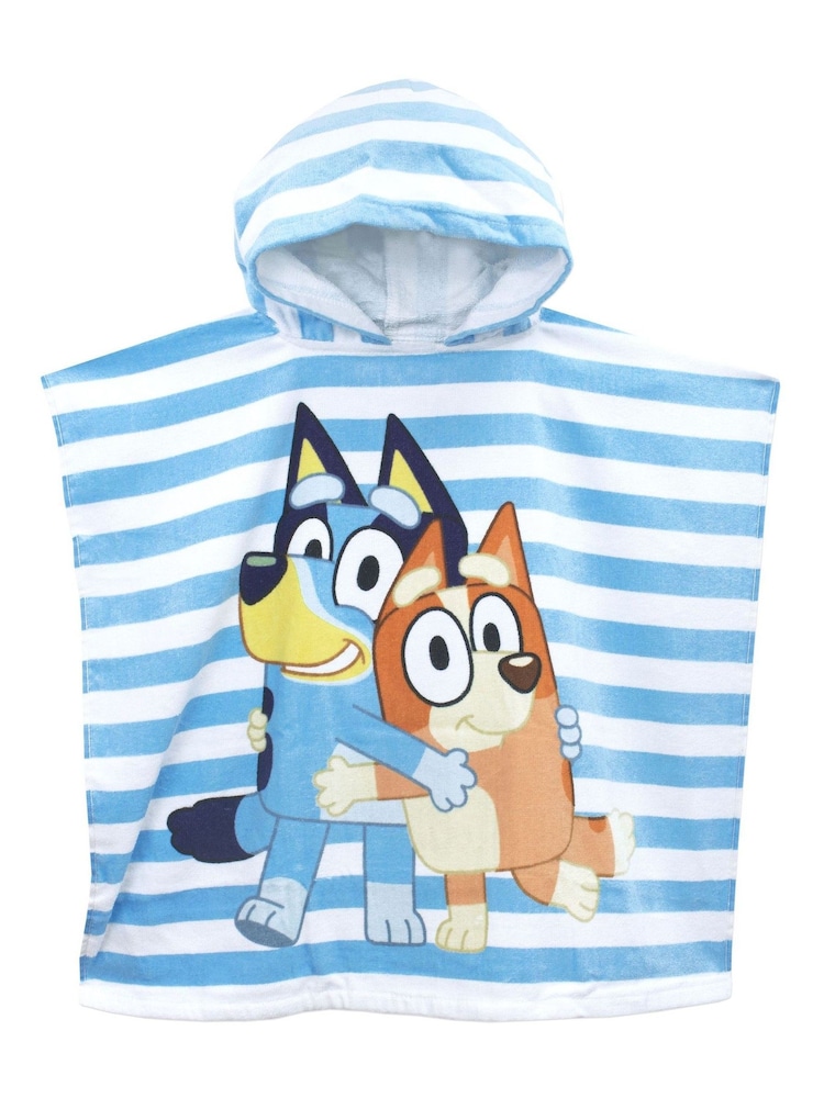Character Light Blue Hooded Swim & Beach Towel Poncho - Image 1 of 5