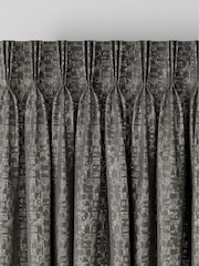 Grey Geo Texture Made To Measure Curtains - Image 6 of 9