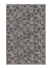 Grey Geo Texture Made To Measure Curtains - Image 9 of 9