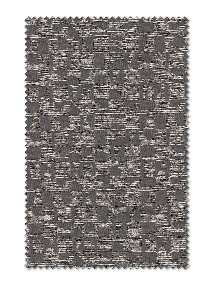 Grey Geo Texture Made To Measure Curtains - Image 9 of 9