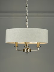 Laura Ashley Chrome Sorrento Ceiling Light - Image 1 of 6