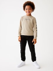 Baker by Ted Baker Long Sleeve Logo 100% Cotton T-Shirt - Image 1 of 14