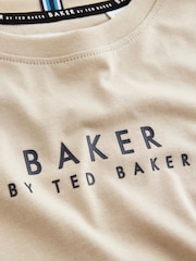 Baker by Ted Baker Long Sleeve Logo 100% Cotton T-Shirt - Image 13 of 14