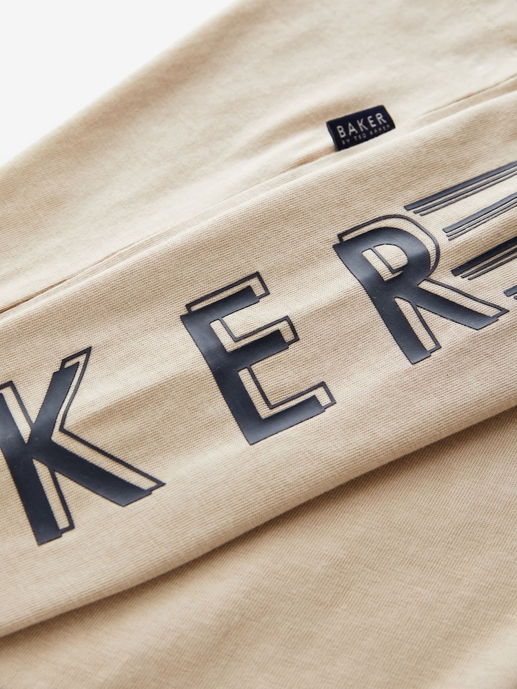 Baker by Ted Baker Long Sleeve Logo 100% Cotton T-Shirt - Image 14 of 14