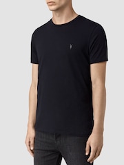 أزرق داكن - تيشرت تونك بحافة رقبة مستديرة Allsaints - Image 3 of 5