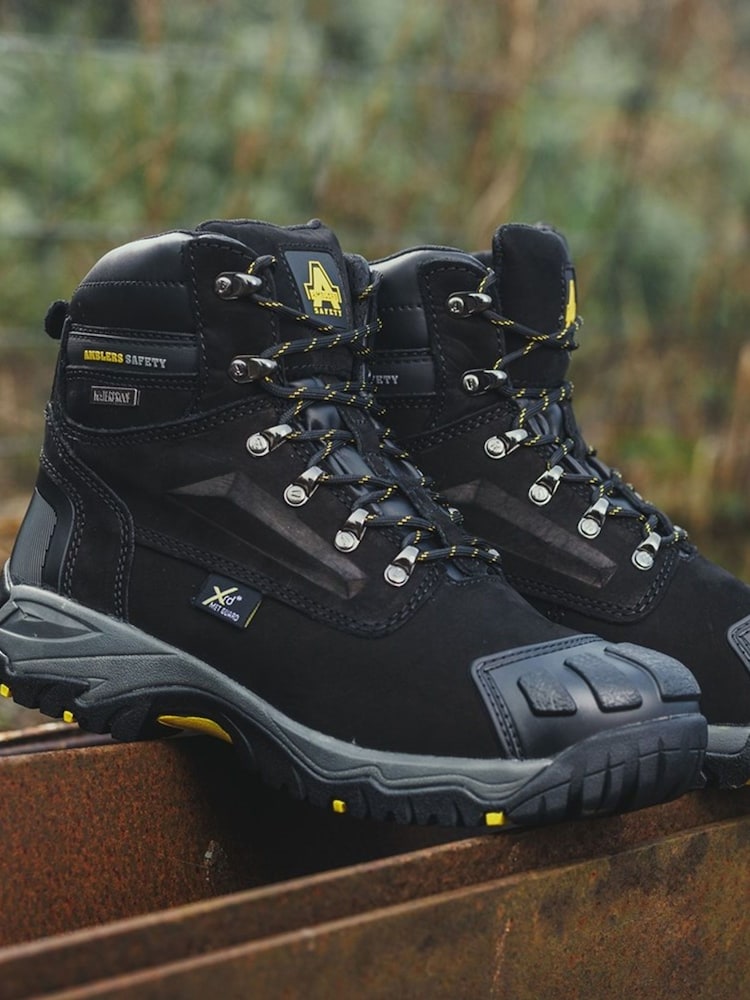 Amblers Safety Black FS987 Metatarsal Protection Waterproof Lace-Up Safety Boots - Image 2 of 8