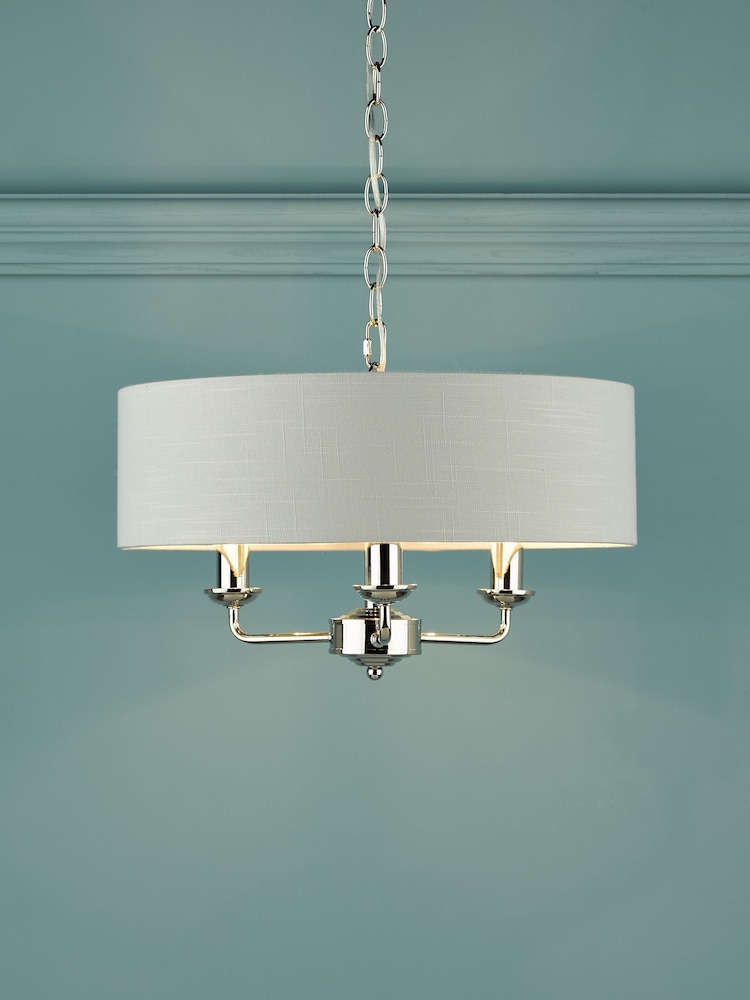 Laura Ashley Silver Sorrento Ceiling Light - Image 1 of 5