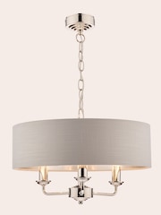 Laura Ashley Silver Sorrento Ceiling Light - Image 3 of 5