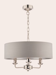 Laura Ashley Silver Sorrento Ceiling Light - Image 4 of 5