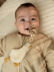 Little Dutch Pure Soft Beige Winter 2 Tog Baby Sleeping Bag - Image 2 of 6